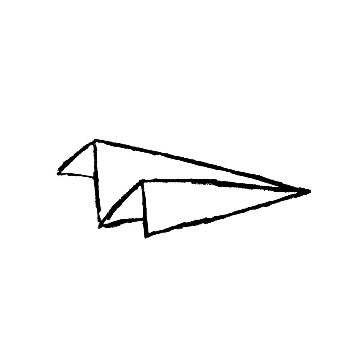 Airplane Sketch Unisex Zip Hoodie Featured
