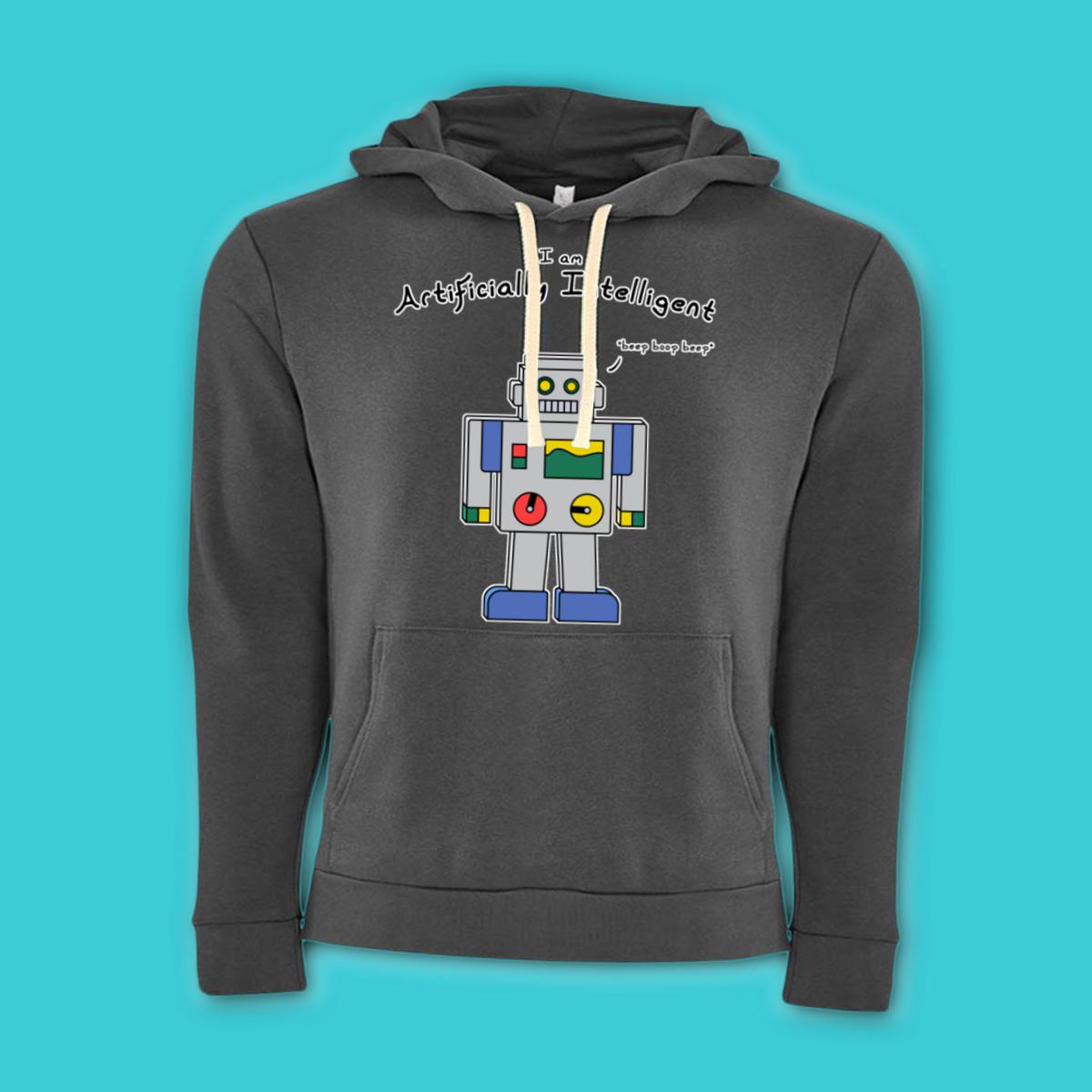 AI Bot Unisex Pullover Hoodie