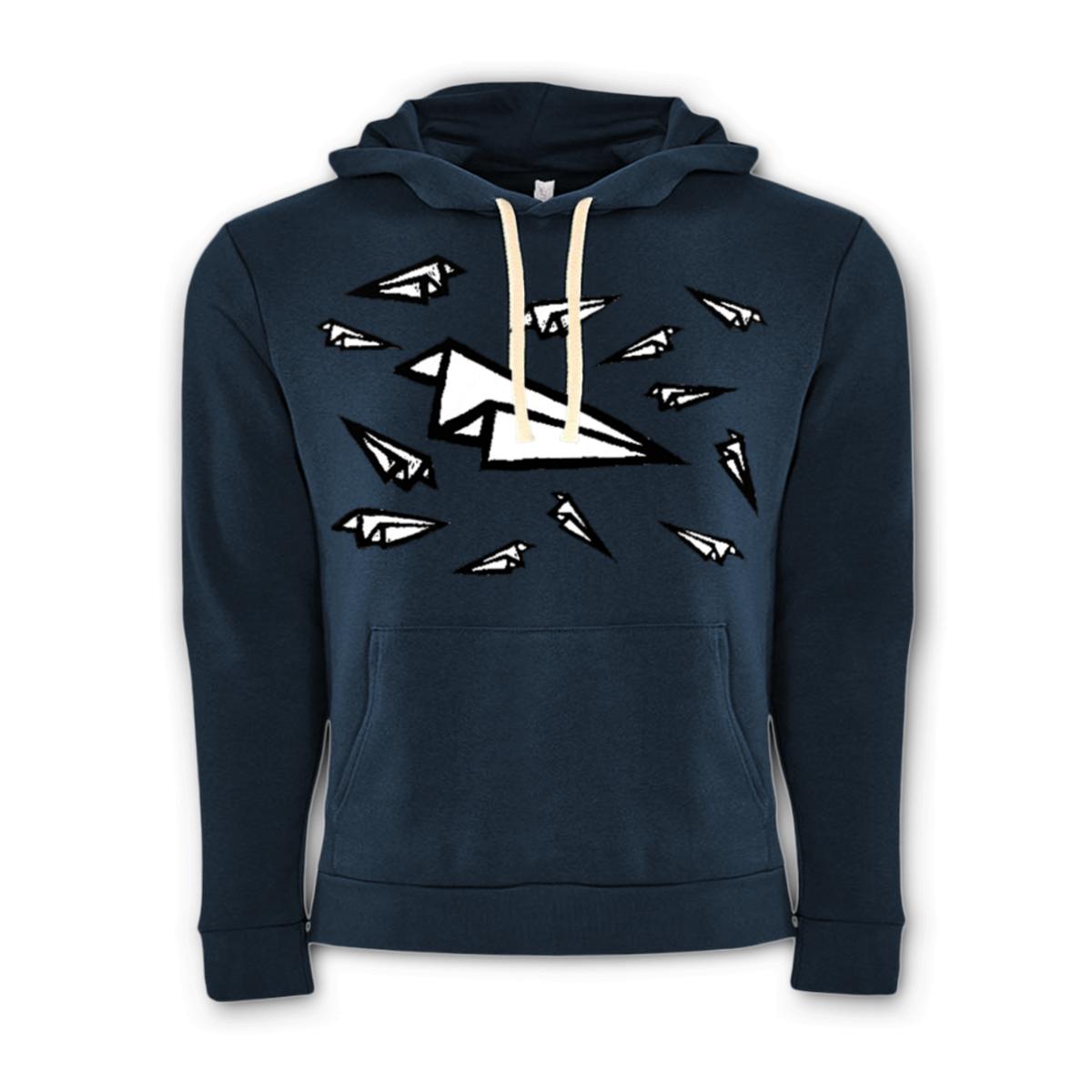 Airplane Frenzy Unisex Pullover Hoodie Extra Large midnight-navy