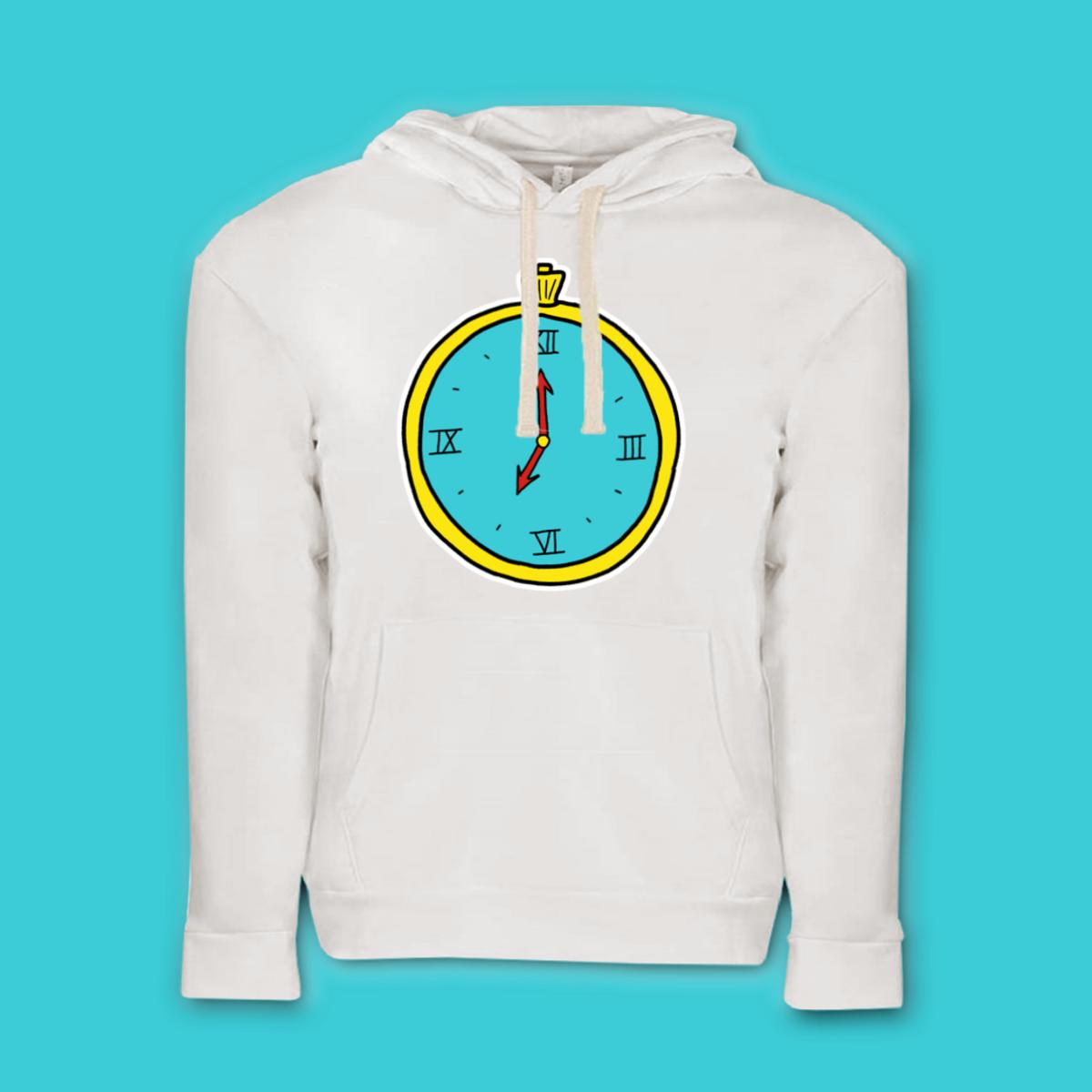 American Traditional Clock Unisex Pullover Hoodie