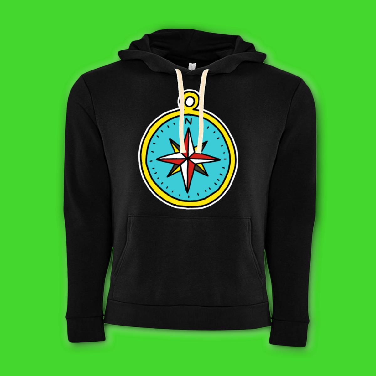 American Traditional Compass Unisex Pullover Hoodie
