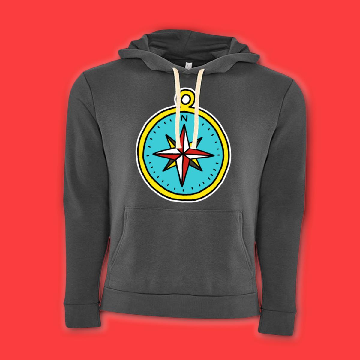American Traditional Compass Unisex Pullover Hoodie