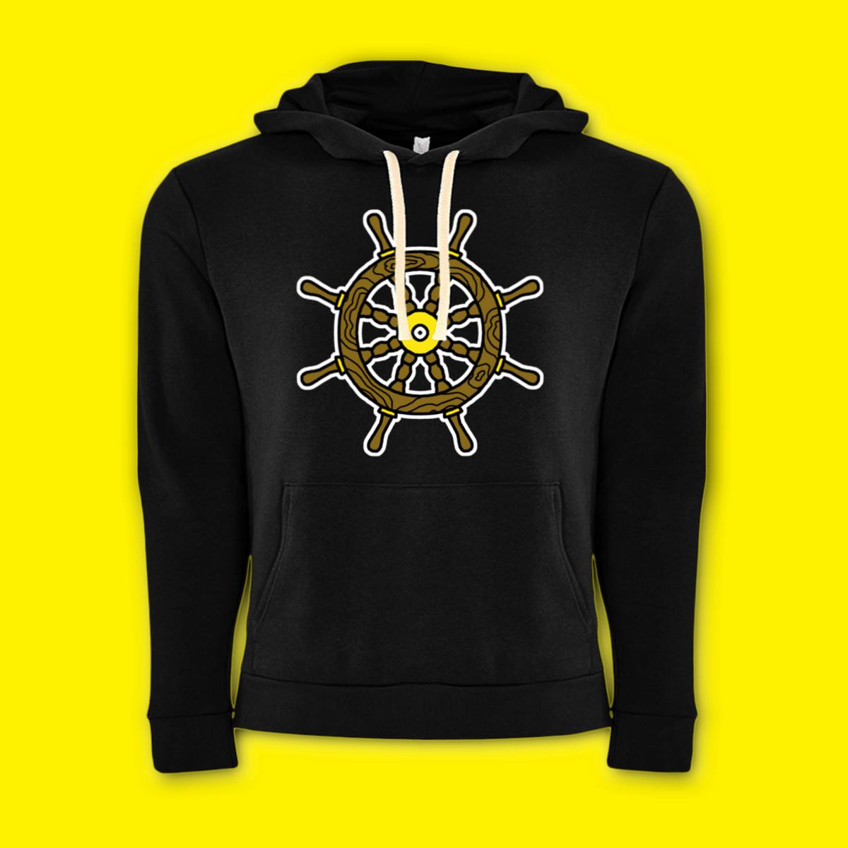 American Traditional Ship Wheel Unisex Pullover Hoodie