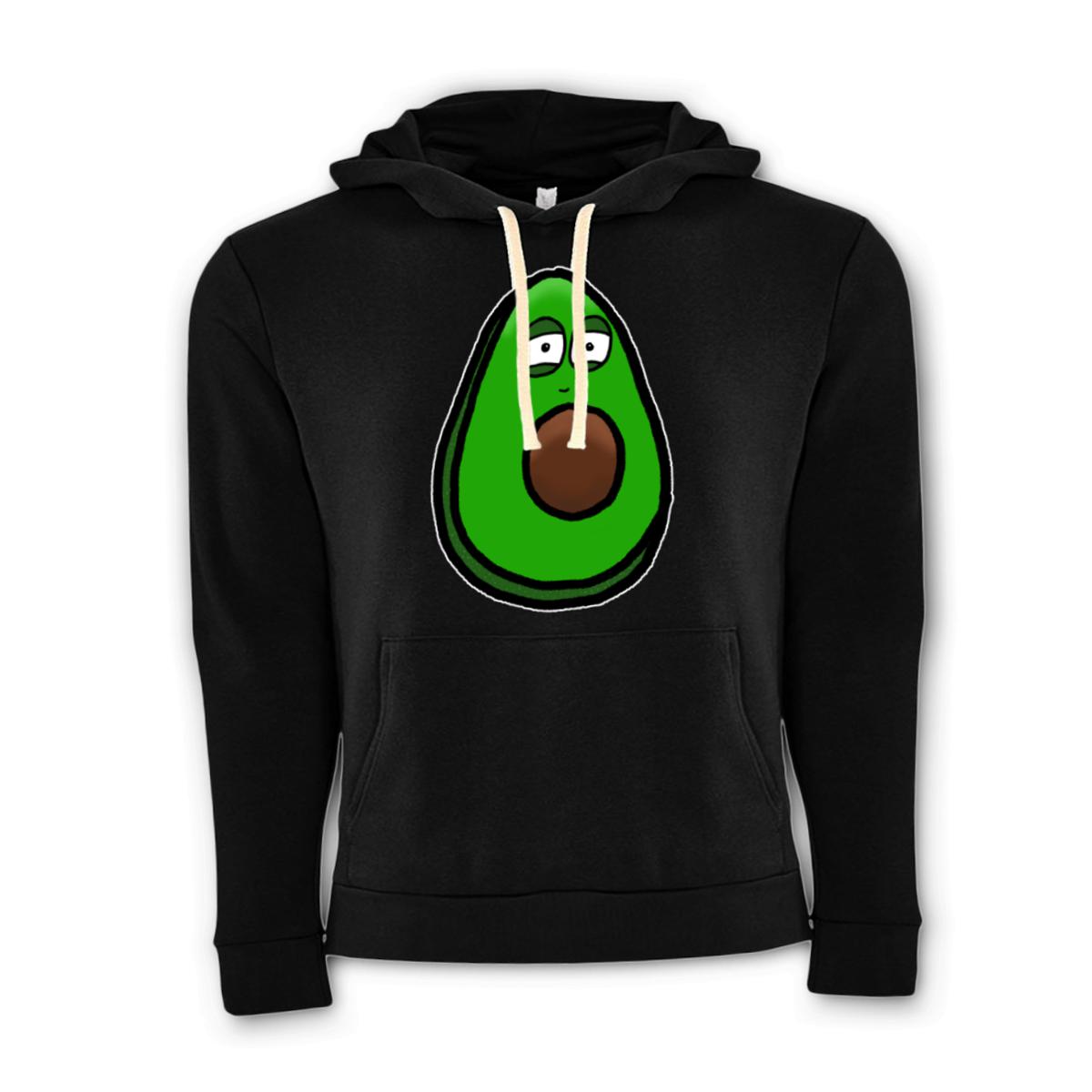 Avocado Unisex Pullover Hoodie Double Extra Large black