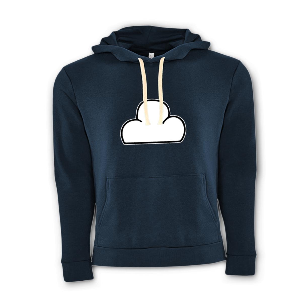 Cloud Unisex Pullover Hoodie Large midnight-navy