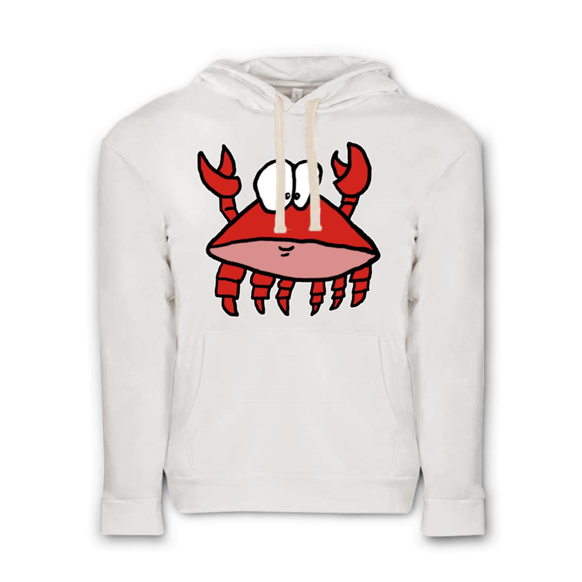 Crab 2.0 Unisex Pullover Hoodie Double Extra Large white