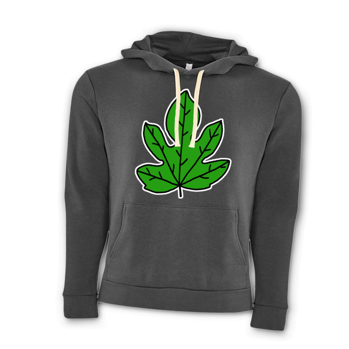 Fig Leaf Unisex Pullover Hoodie Double Extra Large heavy-metal