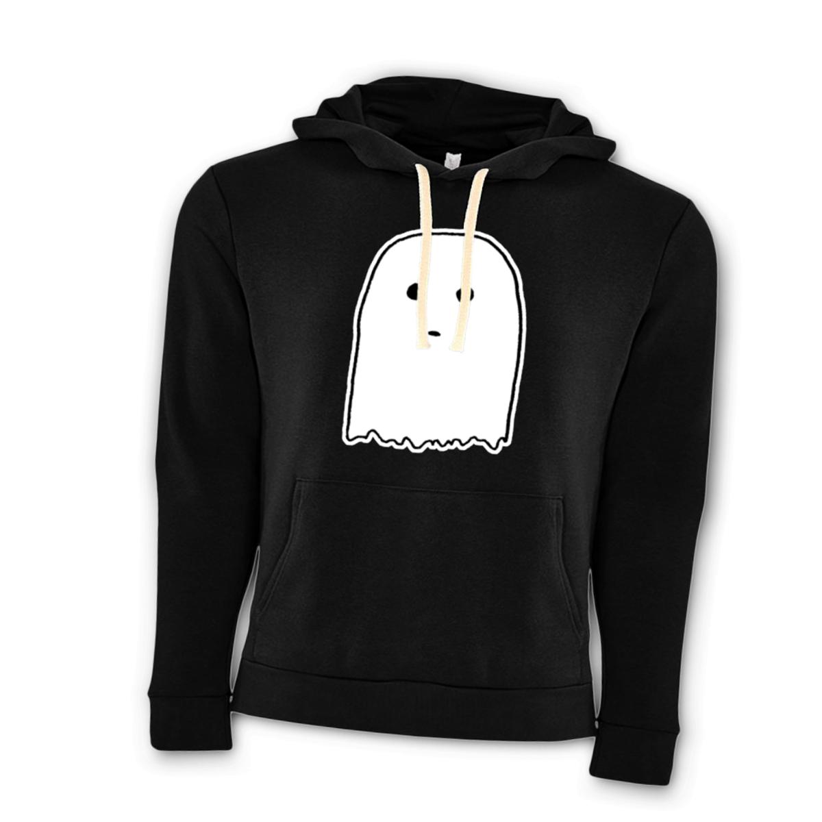 Ghostie Unisex Pullover Hoodie Double Extra Large black