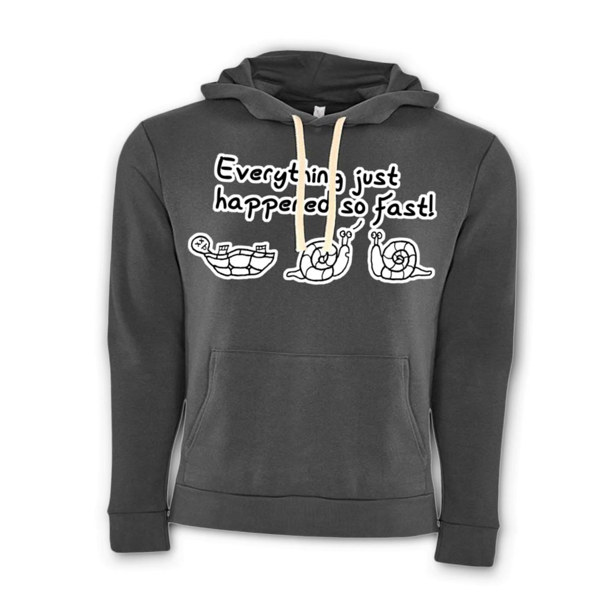 Happened So Fast Unisex Pullover Hoodie Small heavy-metal