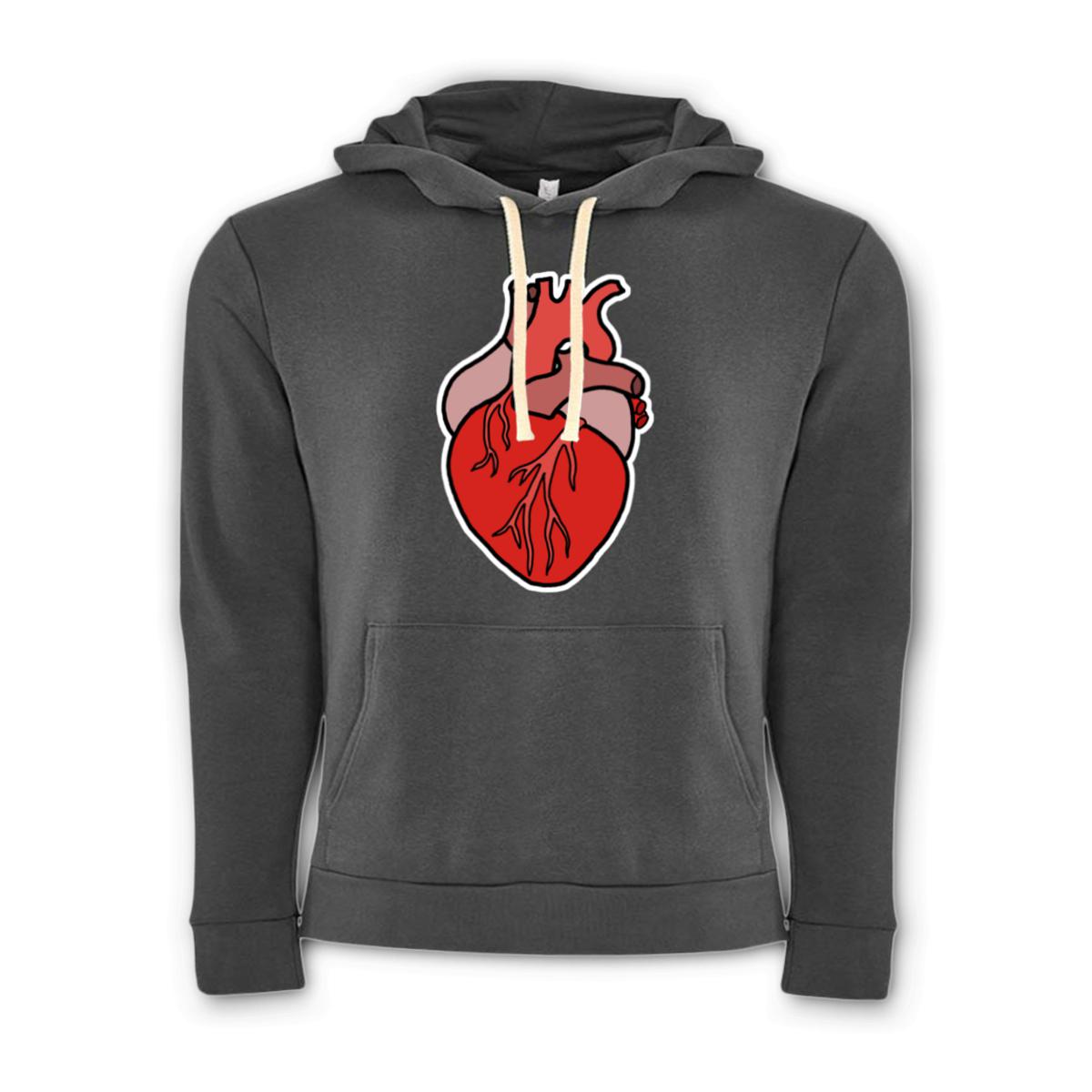 Illustrative Heart Unisex Pullover Hoodie Double Extra Large heavy-metal