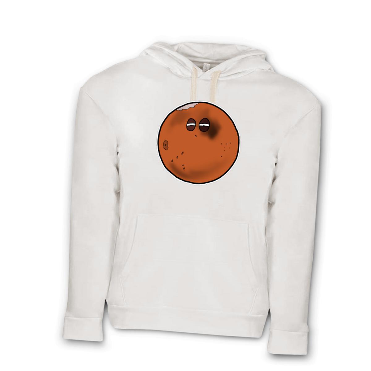 Mars Unisex Pullover Hoodie Small white