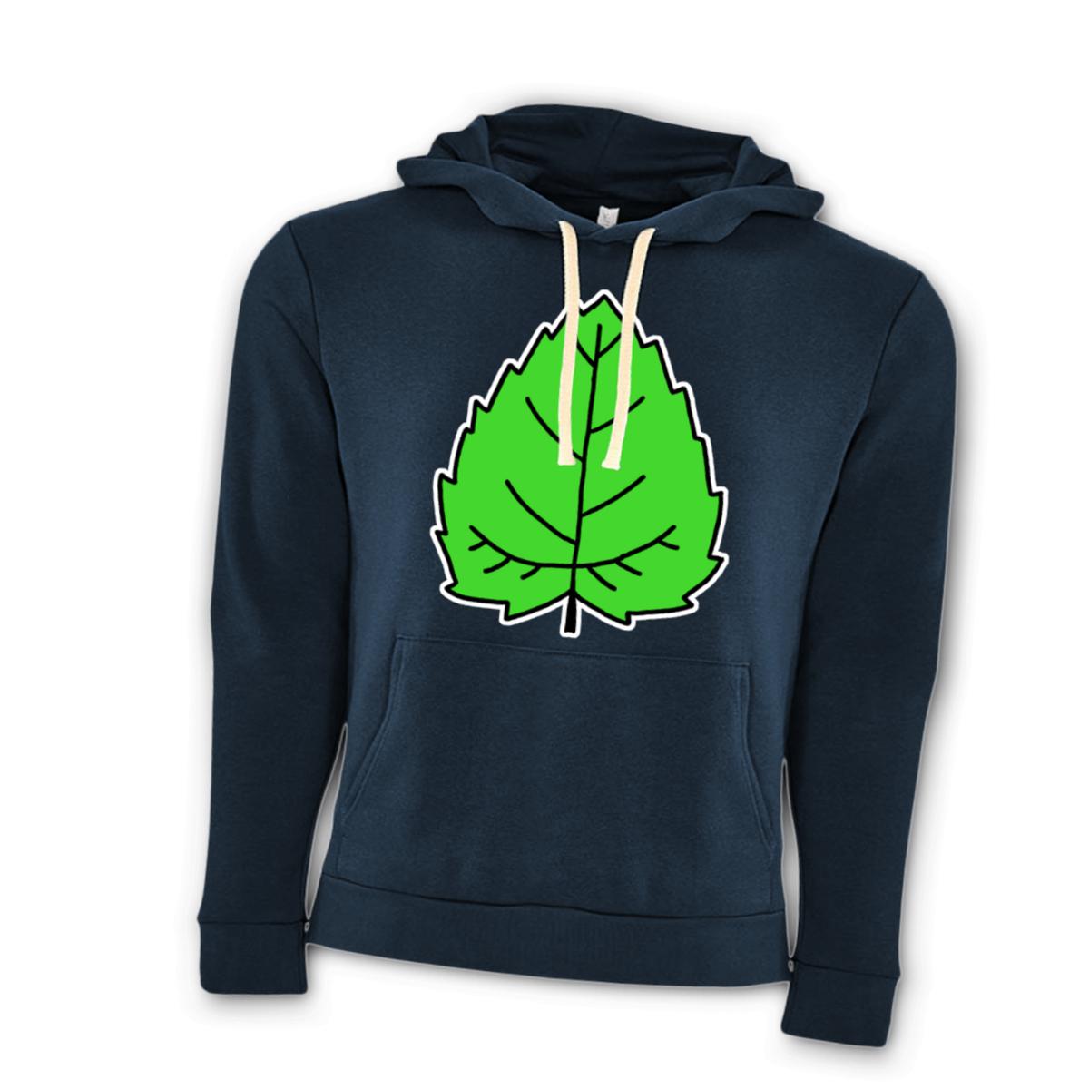 Mulberry Leaf Unisex Pullover Hoodie Extra Large midnight-navy