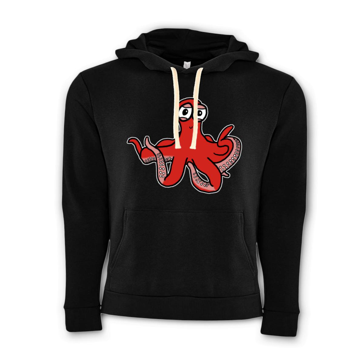 Octopus Unisex Pullover Hoodie Double Extra Large black