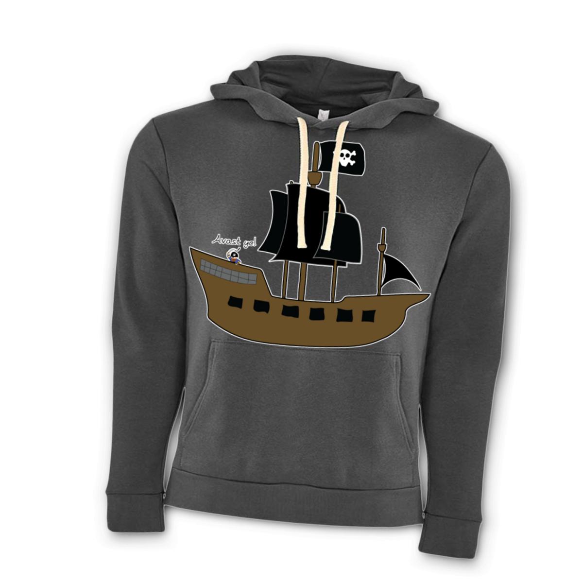 Pirate Ship Unisex Pullover Hoodie Large heavy-metal