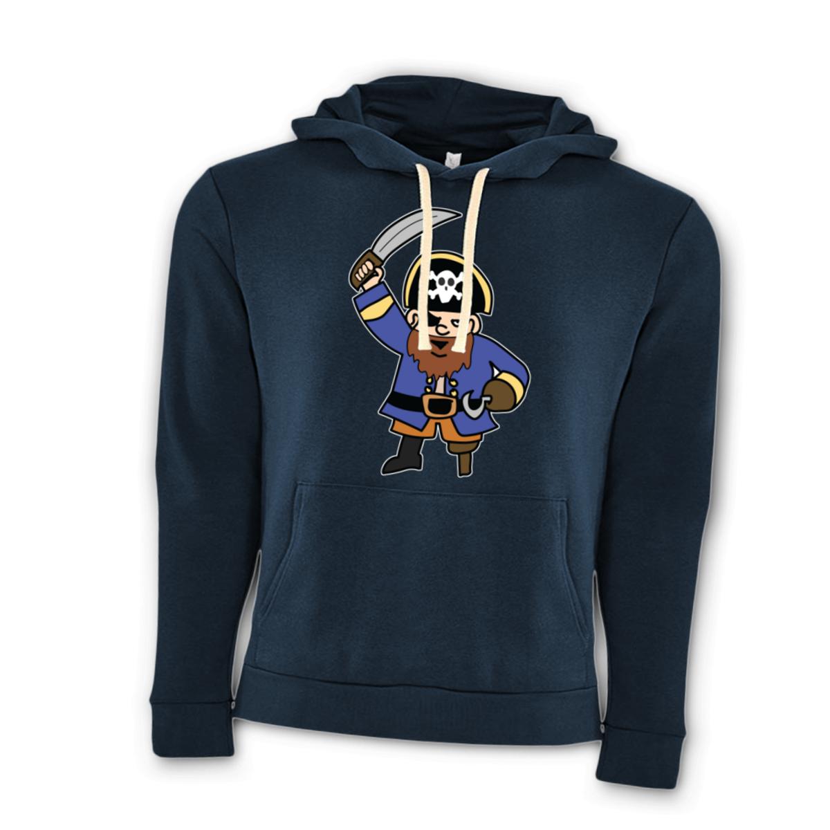 Pirate Unisex Pullover Hoodie Large midnight-navy