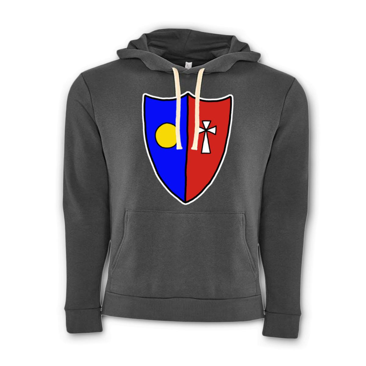 Shield Unisex Pullover Hoodie Small heavy-metal