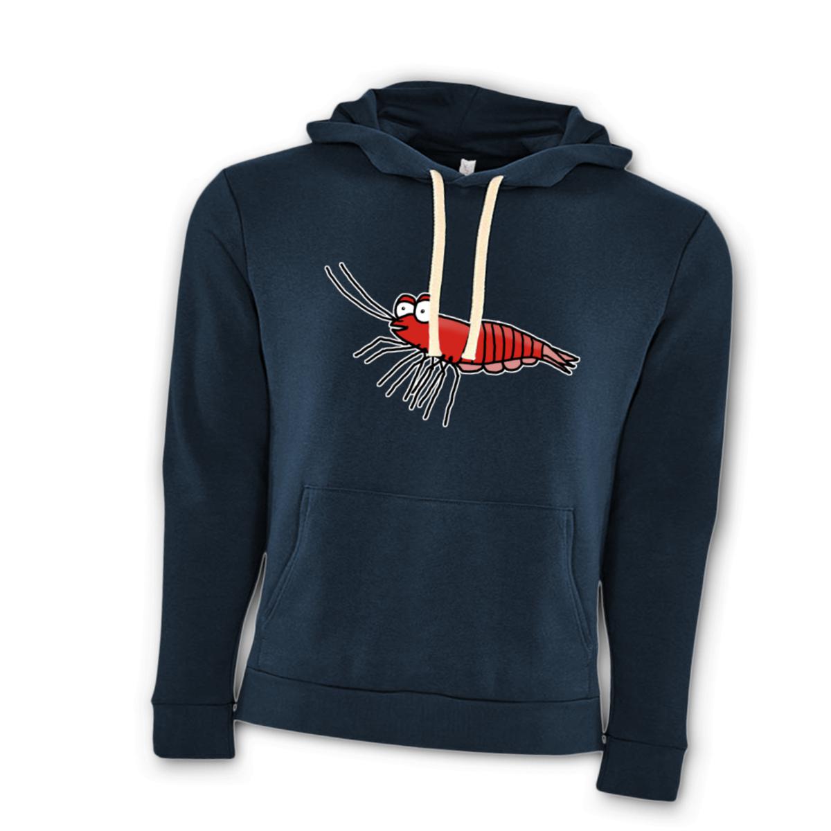 Shrimp Unisex Pullover Hoodie Double Extra Large midnight-navy