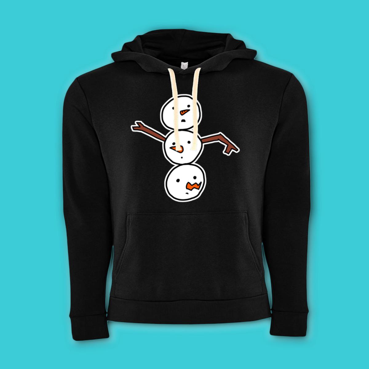 Snowman All Heads Unisex Pullover Hoodie