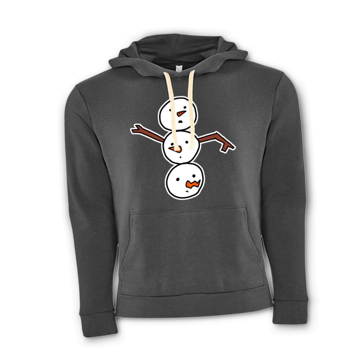 Snowman All Heads Unisex Pullover Hoodie Large heavy-metal