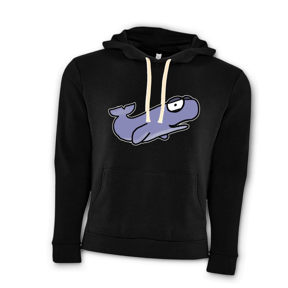Sperm Whale Unisex Pullover Hoodie Small black