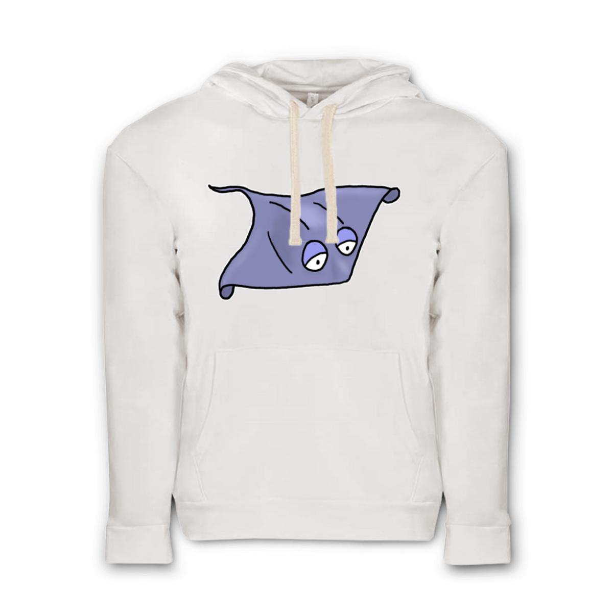Stingray Unisex Pullover Hoodie Small white