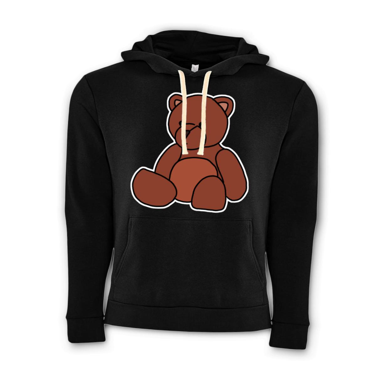 Toy Bear Unisex Pullover Hoodie Small black