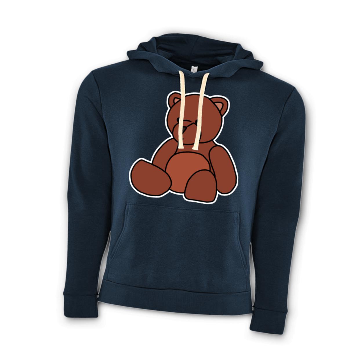Toy Bear Unisex Pullover Hoodie Small midnight-navy