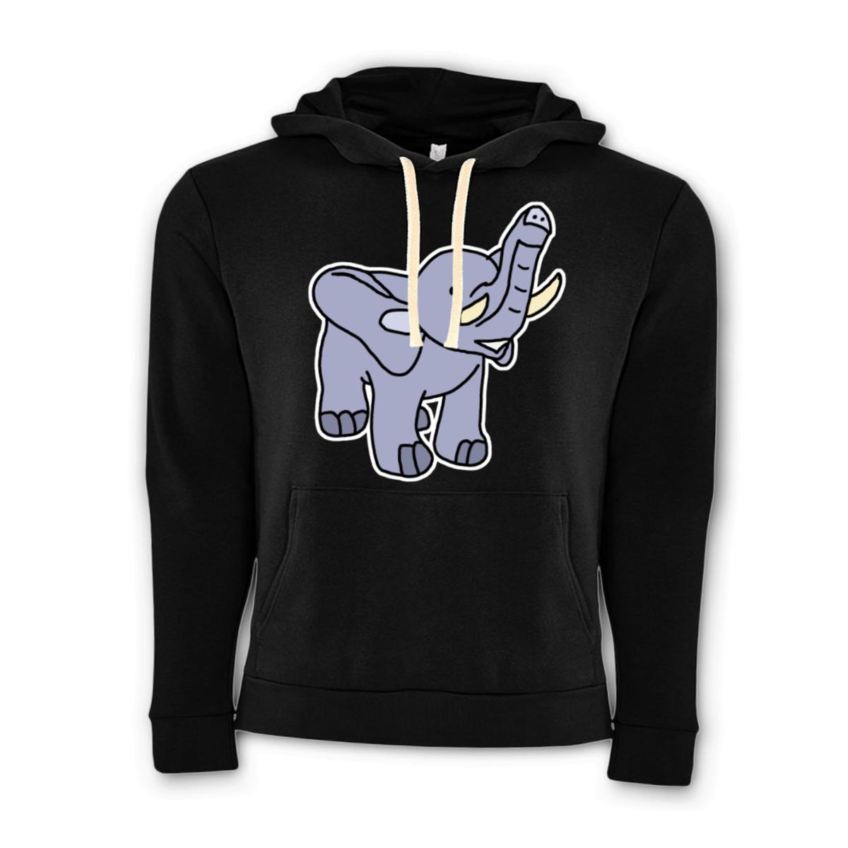 Toy Elephant Unisex Pullover Hoodie Small black