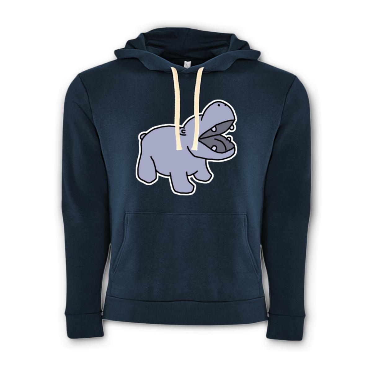 Toy Hippo Unisex Pullover Hoodie Extra Large midnight-navy