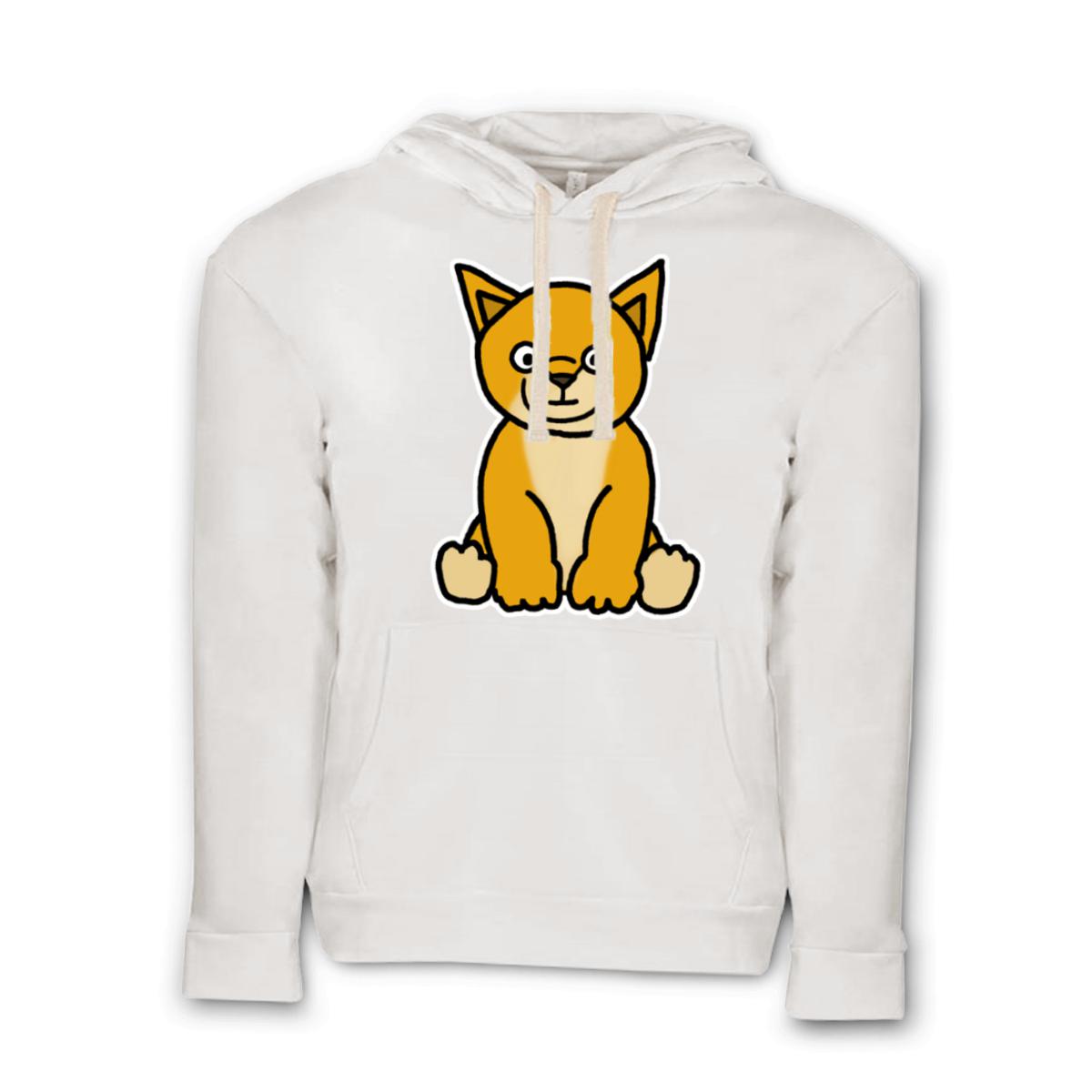 Toy Kitten Unisex Pullover Hoodie Small white