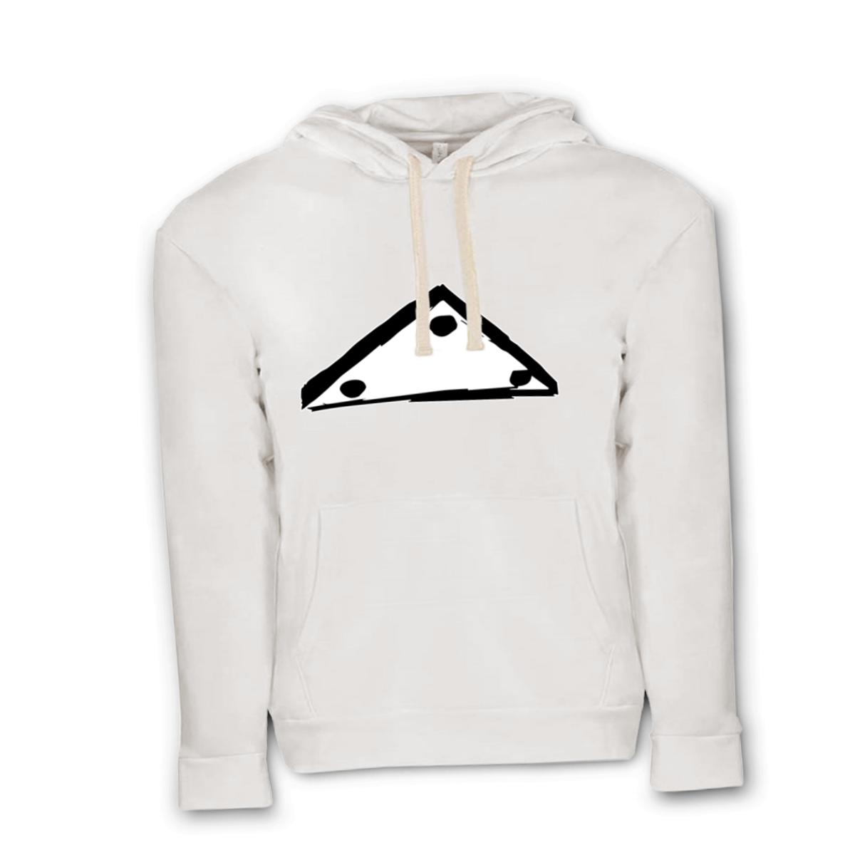 UFO Unisex Pullover Hoodie Extra Large white