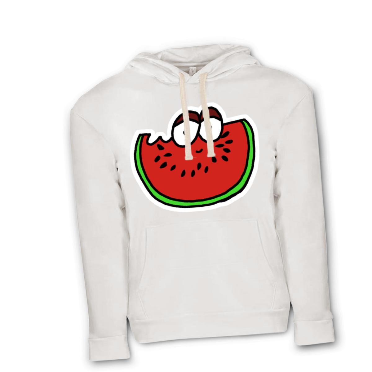 Watermelon Unisex Pullover Hoodie Extra Large white