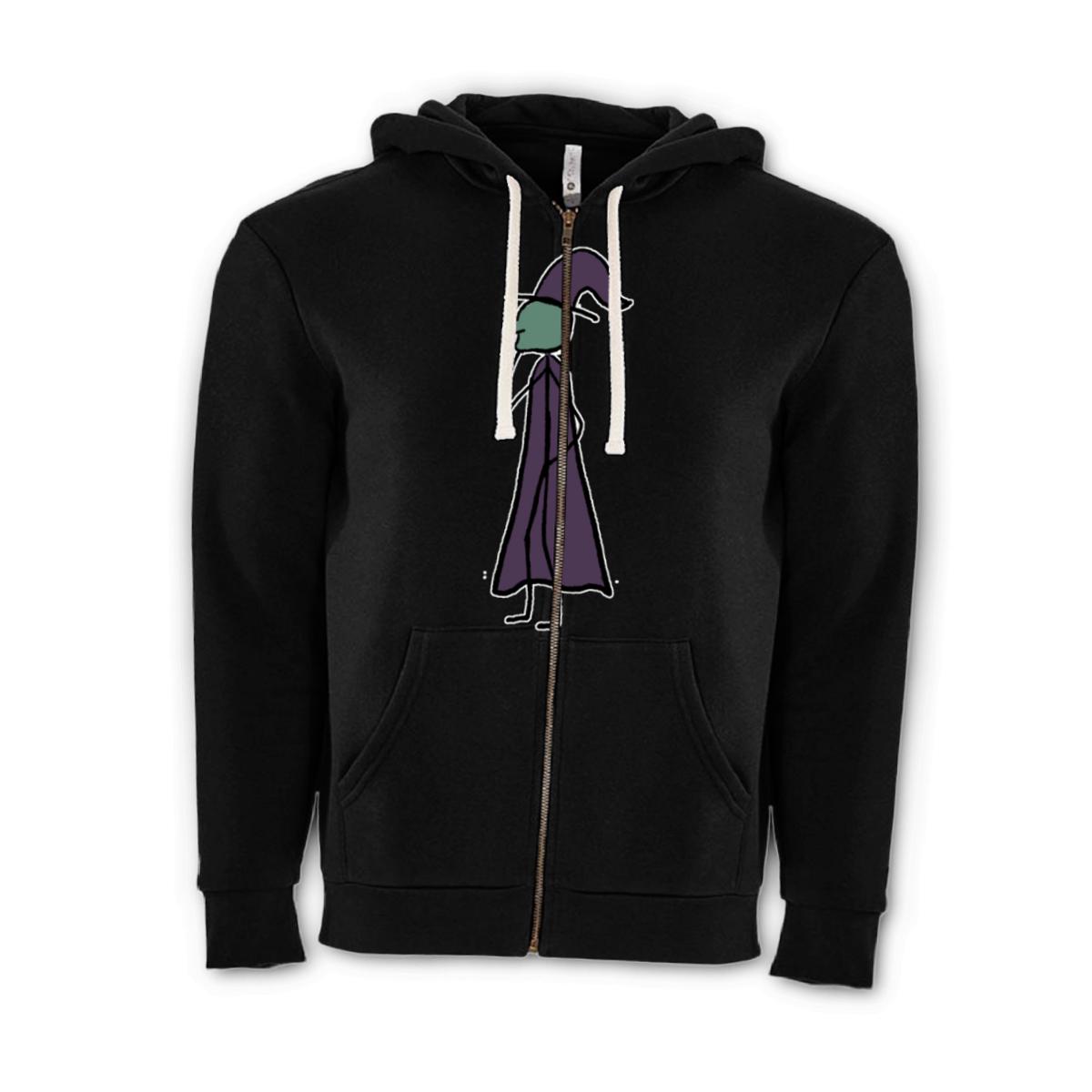 Witch Unisex Zip Hoodie Double Extra Large black
