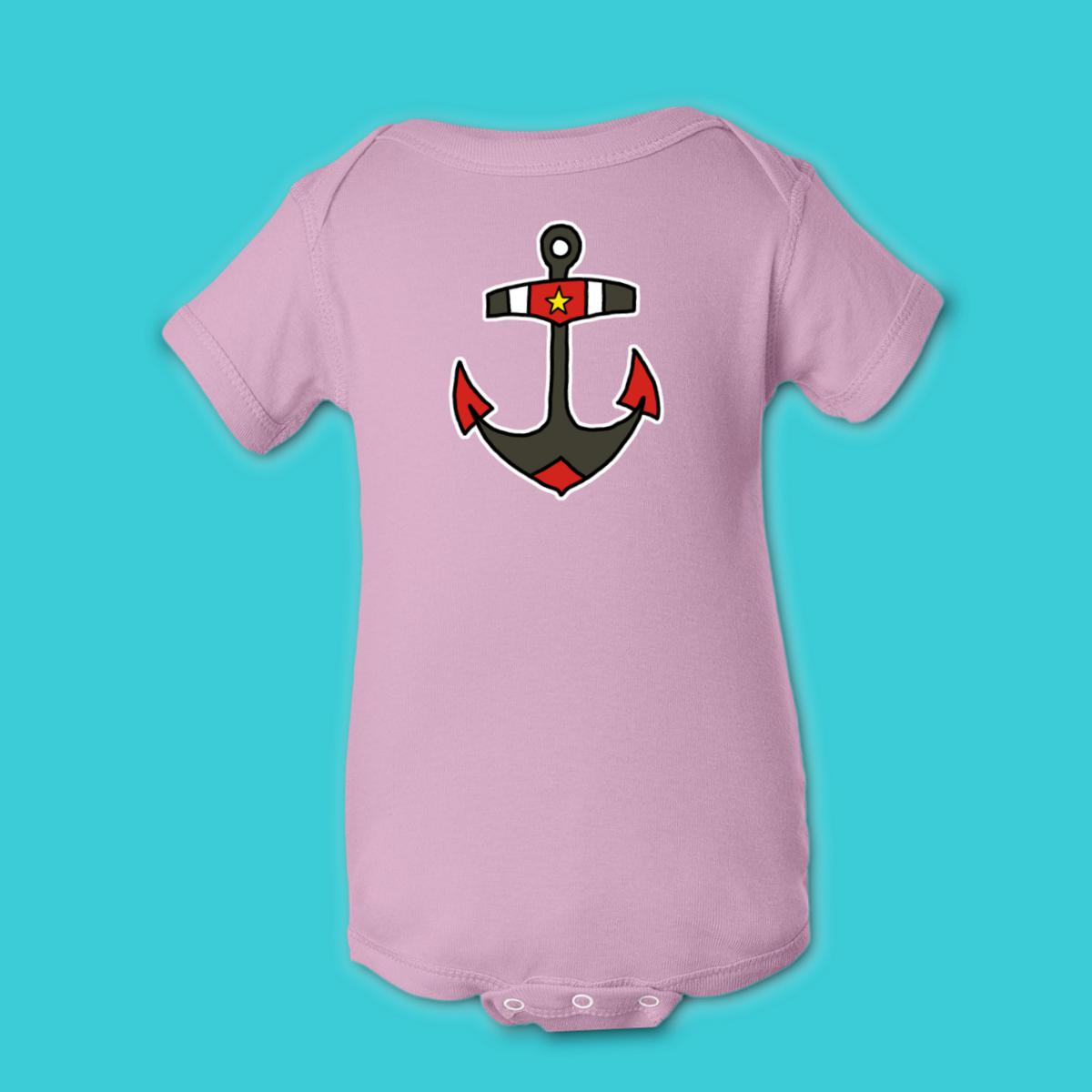 American Traditional Anchor Onesie