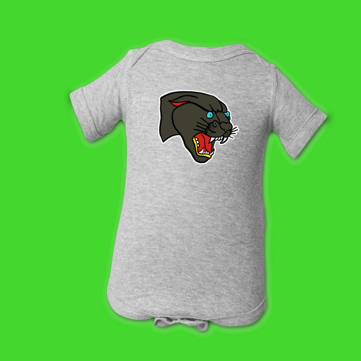 American Traditional Panther Onesie