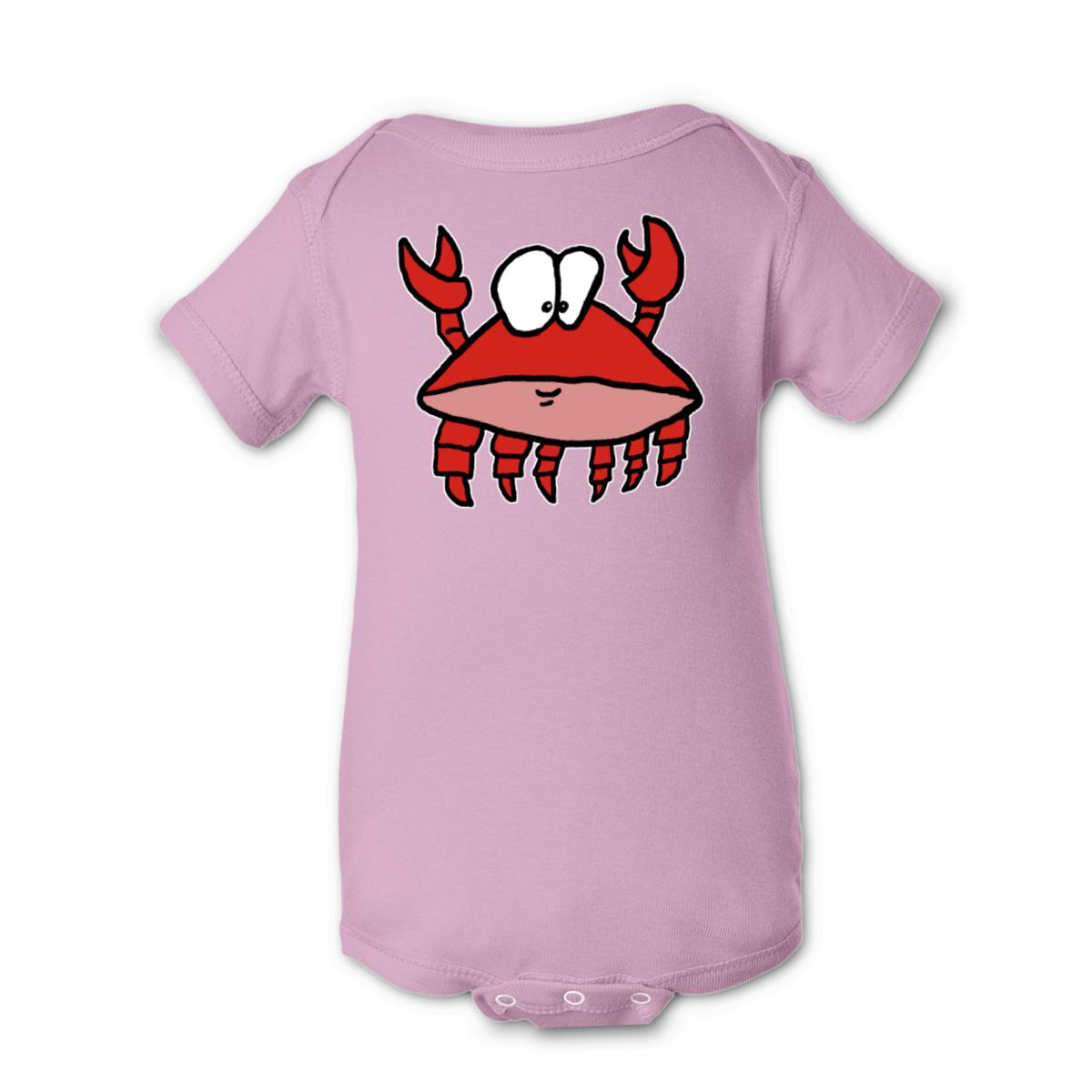 Crab 2.0 Onesie 12M pink