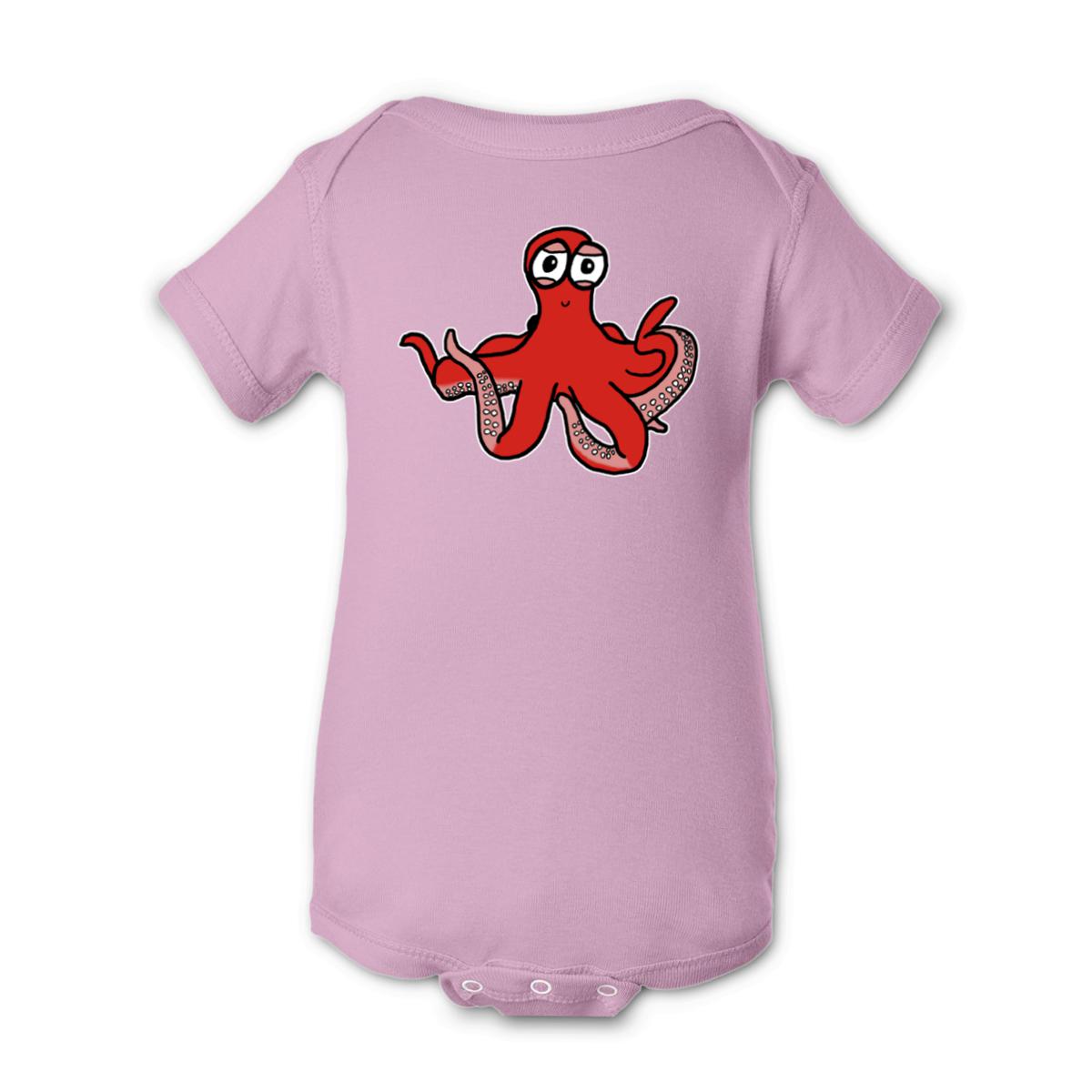 Octopus Onesie 6M pink