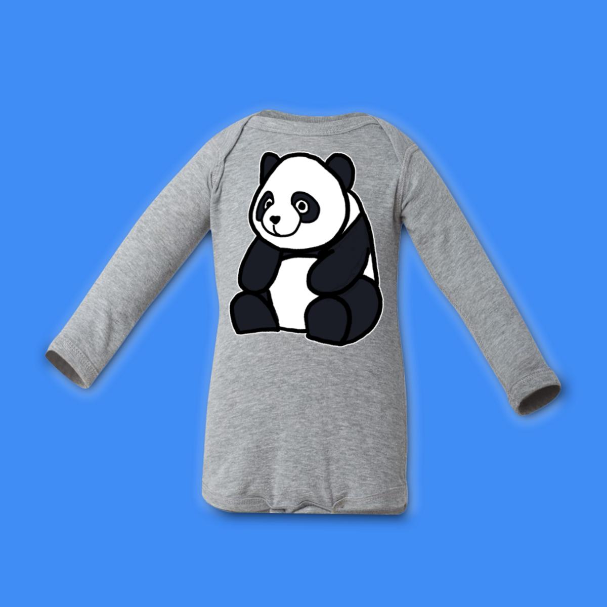 Panda Long Sleeve Onesie