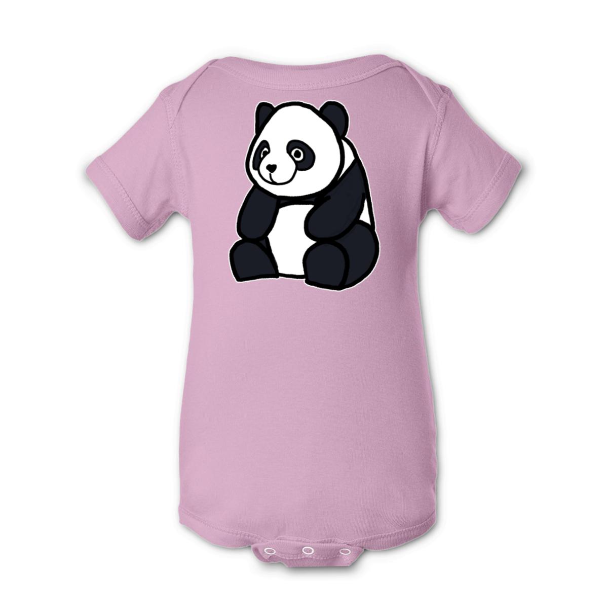 Panda Onesie 12M pink