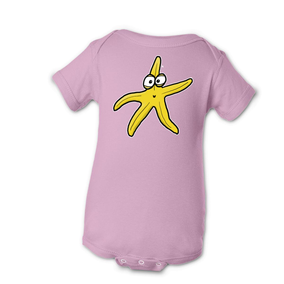 Starfish Onesie 6M pink