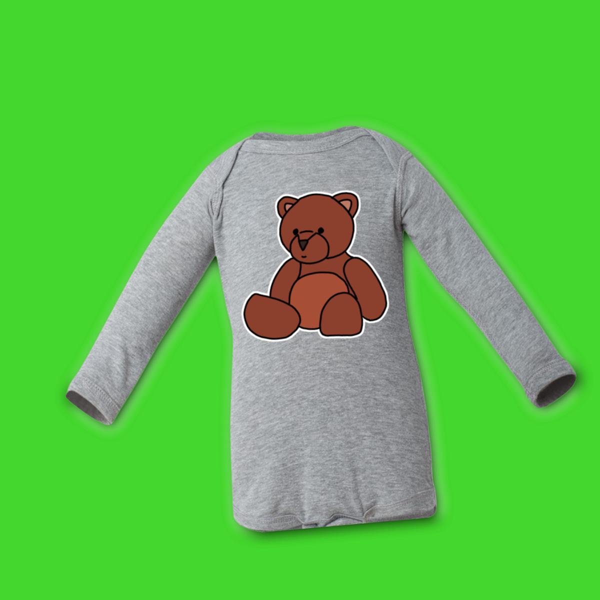Toy Bear Long Sleeve Onesie