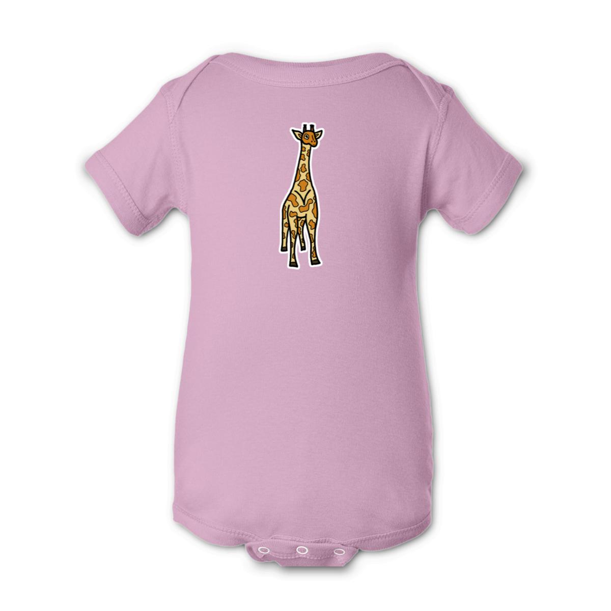 Toy Giraffe Onesie 6M pink