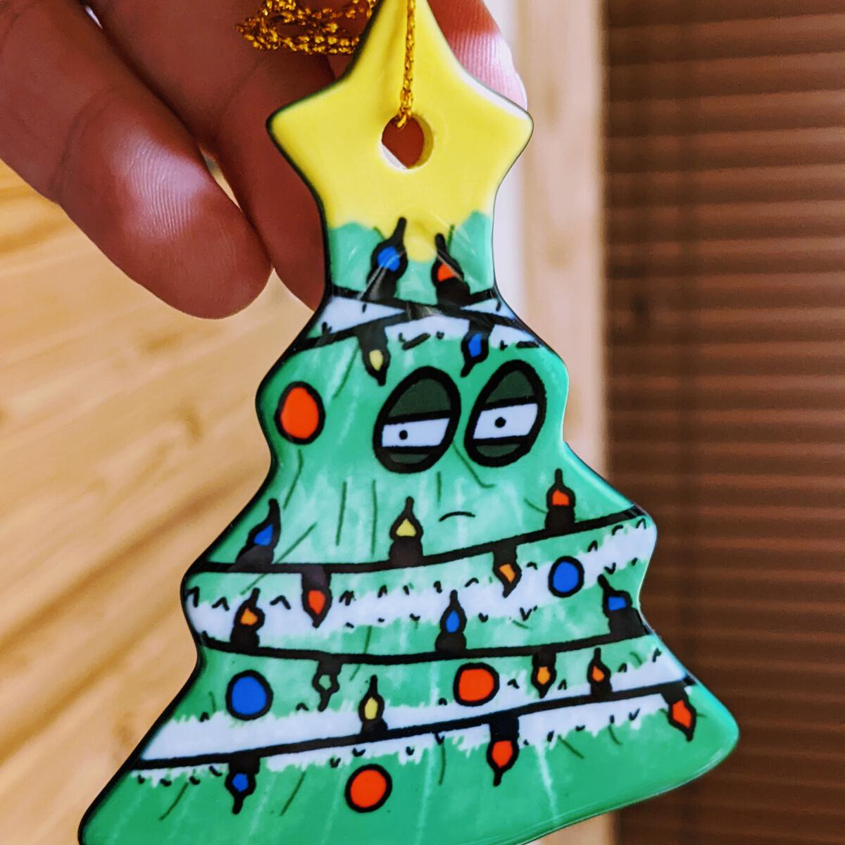 Gaudy Christmas Tree Ornament 2021 Featured