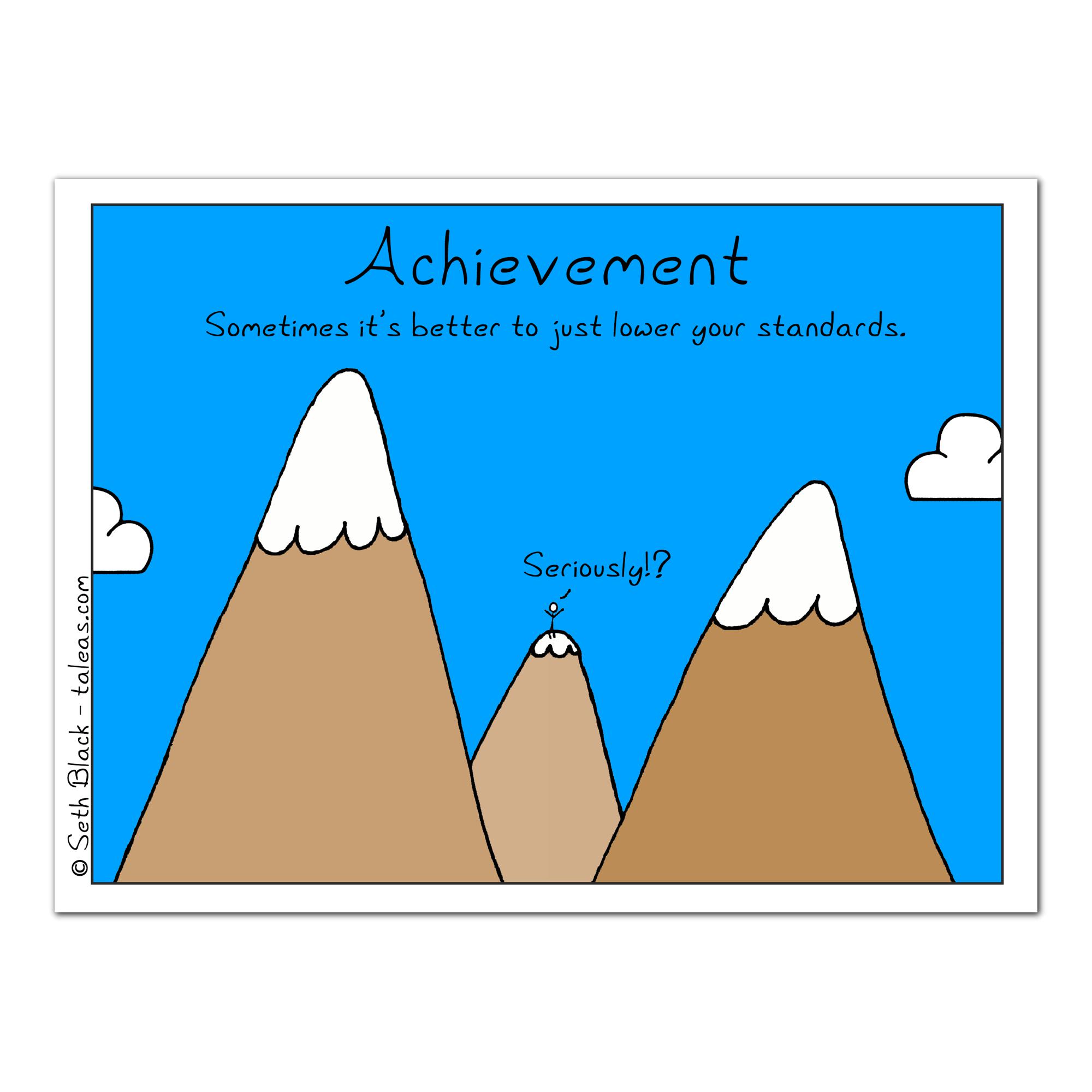 Achievement Demotivational Poster