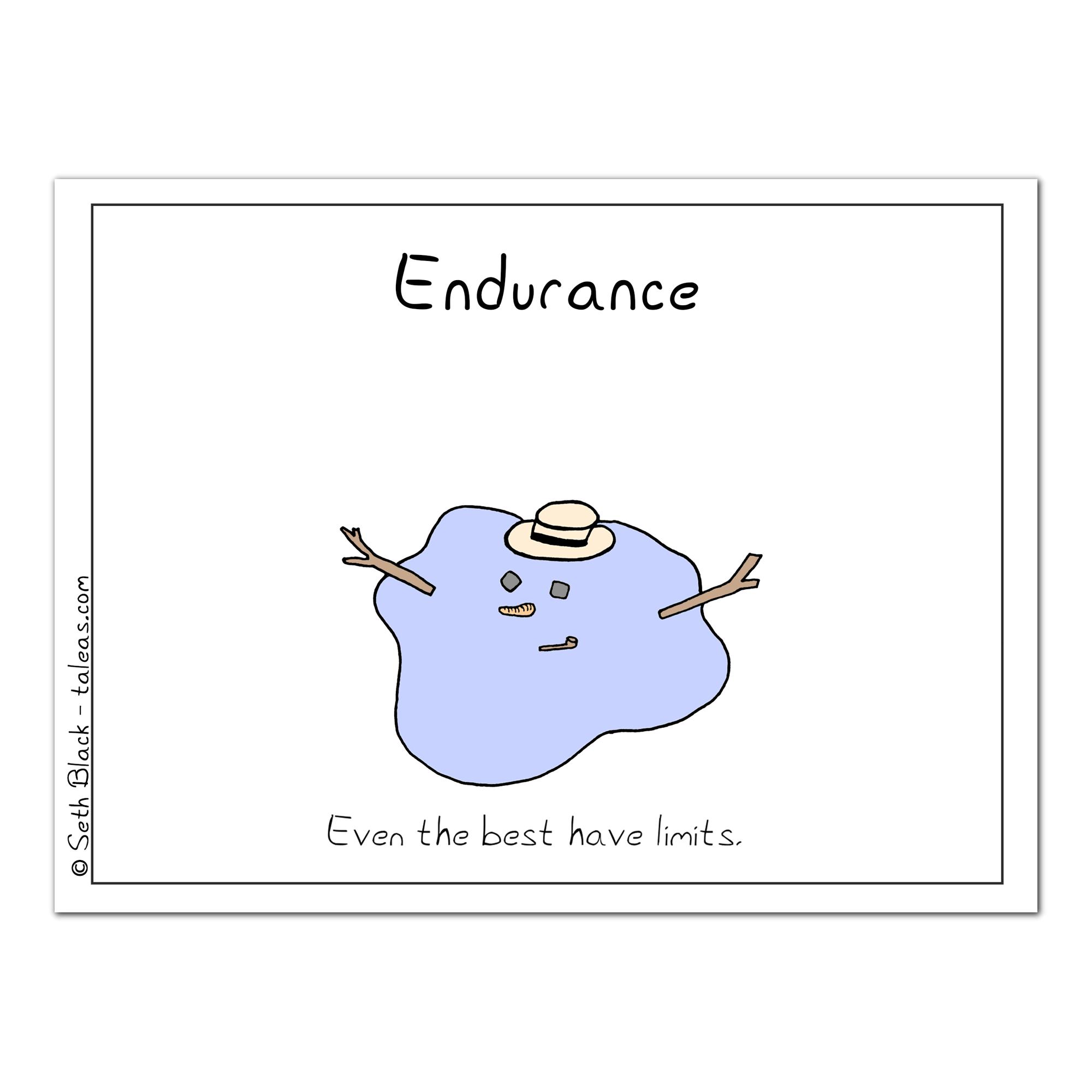 Endurance Demotivational Poster