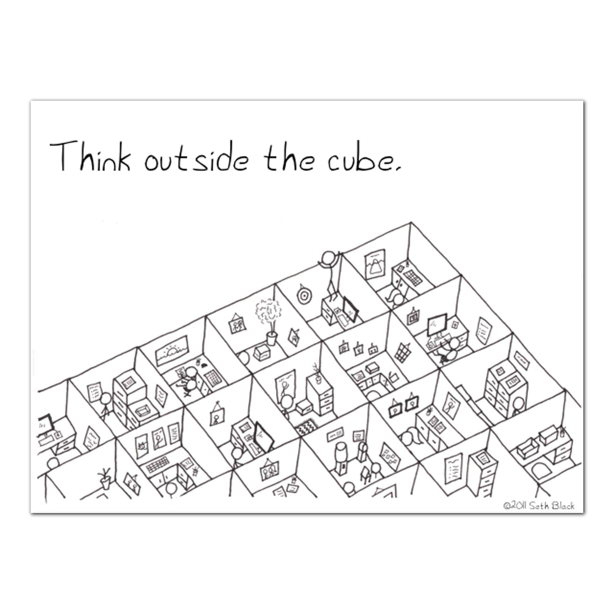 Outside the Cube Print