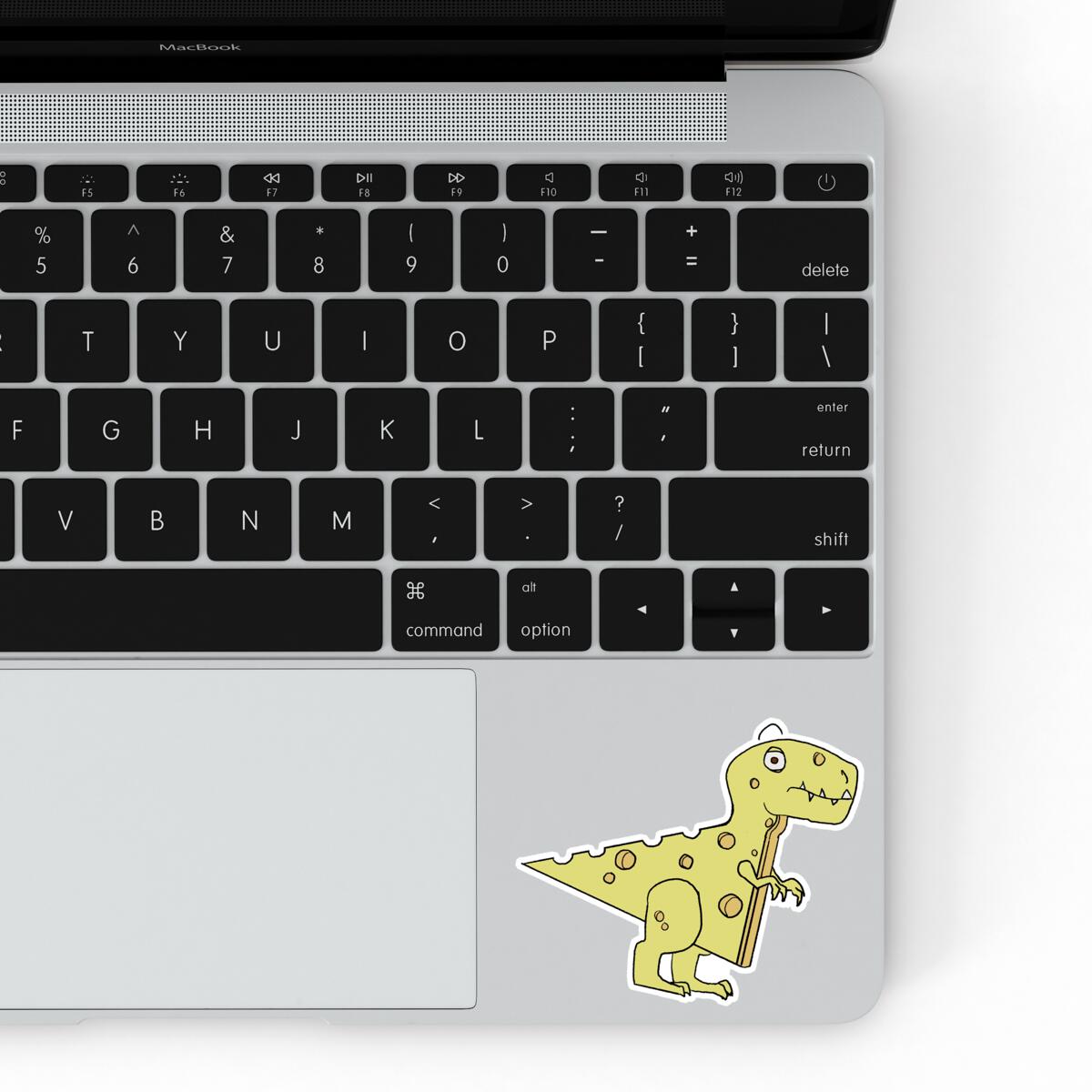 Cheeseosaurus Rex Sticker Featured