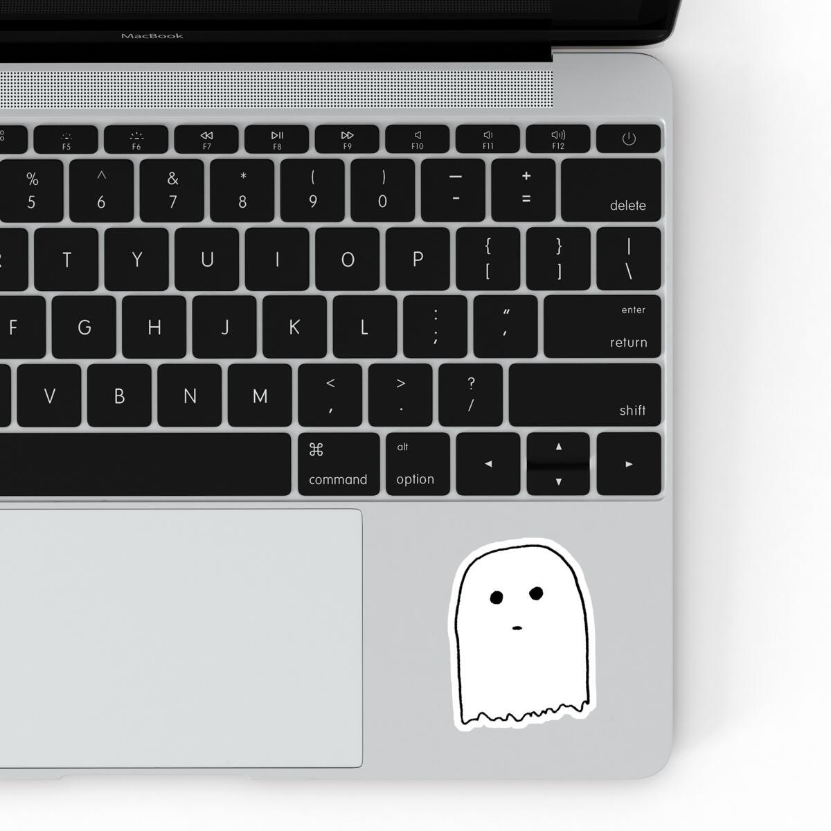 Ghostie Sticker Featured