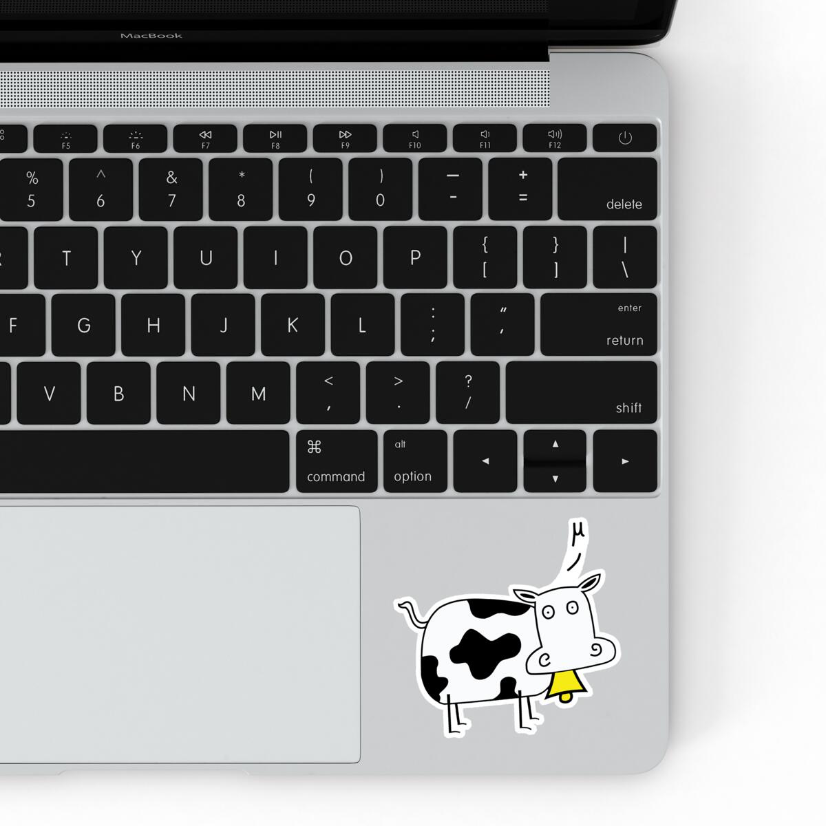 Mu Cow Sticker Featured