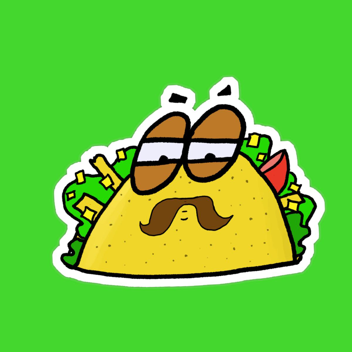 Senor Taco Sticker